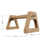 2x UCHWYTY DO POMPEK DREWNIANE PORĘCZE PARALETKI XL ANTYPOŚLIZGOWA PODSTAWA