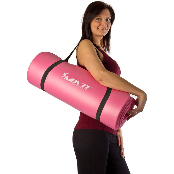 FIOLETOWA MATA PIANKOWA 183x60x1,0cm DO ĆWICZEŃ / GIMNASTYKI / FITNESS / JOGI