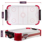 MINI STÓŁ CYMBERGAJ AIR HOCKEY Z LED + WENTYLATOR GRA 55x31 CM + LICZNIKI