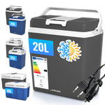 LODÓWKA TURYSTYCZNA 20L ELEKTRYCZNA SAMOCHODOWA 12V 230V Z FUNKCJĄ GRZANIA
