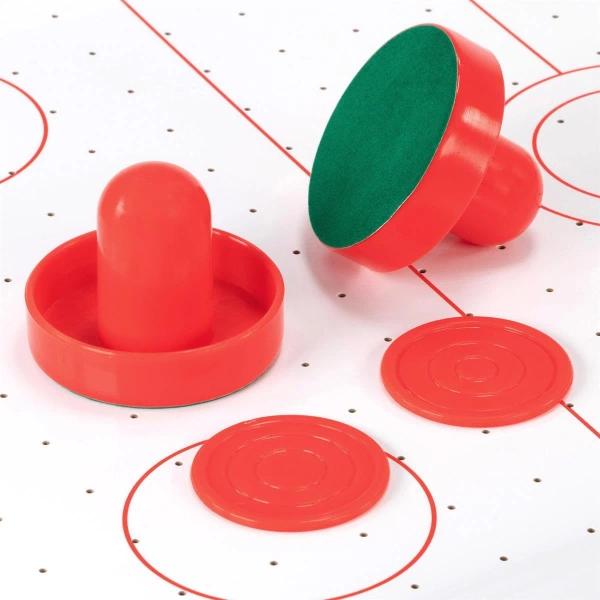 MINI STÓŁ CYMBERGAJ AIR HOCKEY Z LED + WENTYLATOR GRA 55x31 CM + LICZNIKI