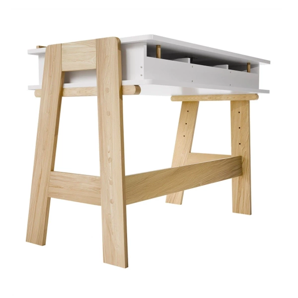 BIURKO DZIECIĘCE REGULOWANE Z SZUFLADAMI STOLIK DO NAUKI STÓŁ KREŚLARSKI