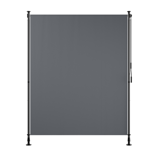 MARKIZA PIONOWA 150x310 CM ROZPOROWA BALKONOWA TARASOWA ROLETA ANTRACYTOWA
