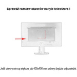 UCHWYT WIESZAK ŚCIENNY DO TV LCD PLAZMY
