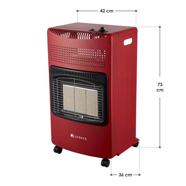 PIECYK GAZOWY 4,2kW NA BUTLĘ GAZ LPG CZERWONY GRZEJNIK SKŁADANY PROMIENNIK