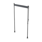 MARKIZA PIONOWA 120x310 CM ROZPOROWA BALKONOWA TARASOWA ROLETA ANTRACYTOWA