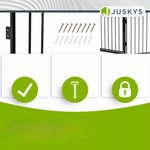 METALOWA BARIERKA OCHRONNA DO KOMINKA I PIECA BRAMKA OSŁONA Z FURTKĄ