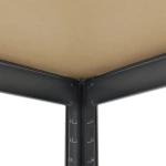 4x REGAŁ MAGAZYNOWY 180x90x40CM 3500KG SZARY METALOWY PÓŁKI GARAŻ PIWNICA