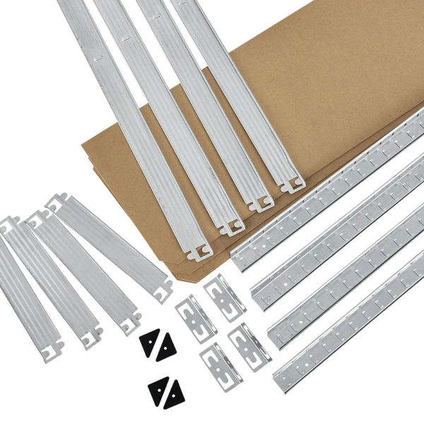 2x REGAŁ METALOWY MAGAZYNOWY 160x80x40CM 640KG PIWNICA WARSZTAT GARAŻ