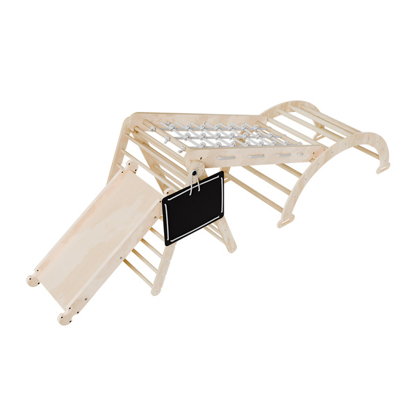 ZESTAW WSPINACZKOWY PLAC ZABAW DO DOMU DLA DZIECI BUJAK ZJEŻDŻALNIA ŚCIANKA