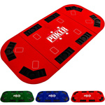 CZERWONY BLAT STÓŁ DO POKERA 160x80CM POKER KASYNO