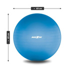 MAXXIVA PIŁKA GIMNASTYCZNA 85 CM FITNESS JOGA PILATES Z POMPKĄ NIEBIESKA