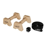 2x UCHWYTY DO POMPEK DREWNIANE PORĘCZE PARALETKI M ANTYPOŚLIZGOWA PODSTAWA