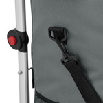 WÓZEK 3w1 NA ZAKUPY ZAKUPOWY NA SCHODY TORBA NA KÓŁKACH SKŁADANY SZARY