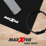 MAXXIVA CZARNA MATA PIANKOWA 190x60x1,5cm DO ĆWICZEŃ / JOGI / FITNESS