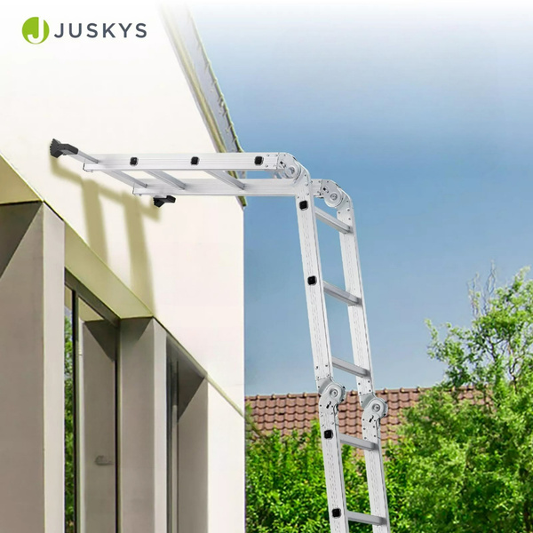 DRABINA ALUMINIOWA WIELOFUNKCYJNA 3,6M 12 STOPNI 150KG SKŁADANA