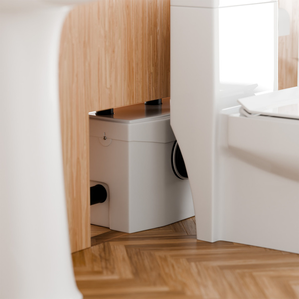 POMPA WC ROZDRABNIACZ MŁYNEK ŚCIEKÓW PRZEPOMPOWNIA TOALETY 600W DO 7M 240L