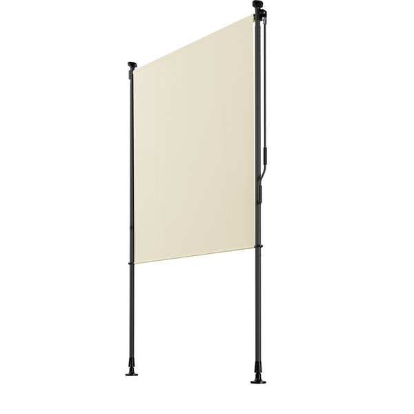 MARKIZA PIONOWA 100x310 CM ROZPOROWA BALKONOWA TARASOWA ROLETA BEŻOWA