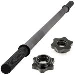 GRYF PROSTY Z GWINTEM 160 CM / 30 MM CZARNA SZTANGA