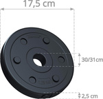 4x OBCIĄŻENIA BITUMICZNE 1,25 KG OBCIĄŻNIK TALERZE 5KG KRĄŻEK