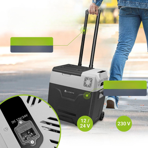 KOMPRESOROWA LODÓWKA TURYSTYCZNA 30L ELEKTRYCZNA SAMOCHODOWA 12V/24V 230V