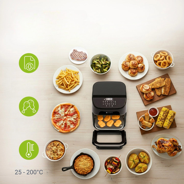 MULTICOOKER FRYTKOWNICA BEZTŁUSZCZOWA AIRFRYER 12L GARNEK ELEKTRYCZNY 1700W