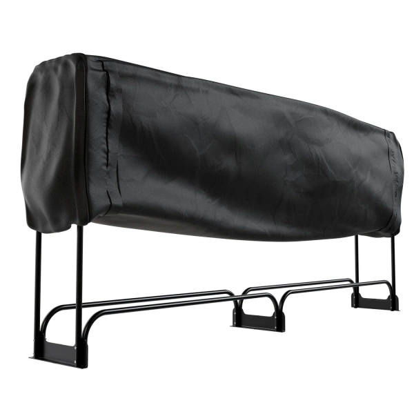 STOAJK REGAŁ NA DREWNO KOMINKOWE L DO PRZECHOWYWANIA NA TARAS + POKROWIEC