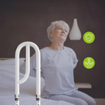 UCHWYT PORĘCZ PODNOŚNIK ŁÓŻKOWY POMOC PRZY WSTAWANIU BARIERKA DO ŁÓŻKA