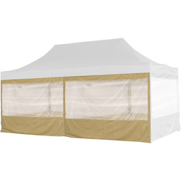 BEŻOWA ŚCIANKA DO PAWILONU OGRODOWEGO 3x6m NAMIOTU HANDLOWWEGO