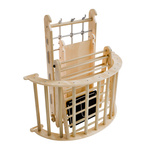 ZESTAW WSPINACZKOWY PLAC ZABAW DO DOMU DLA DZIECI BUJAK ZJEŻDŻALNIA ŚCIANKA