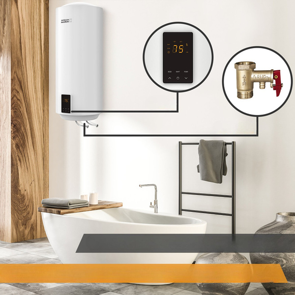 BOJLER 100L ELEKTRYCZNY SMART PODGRZEWACZ WODY 2000W EMALIOWANY ZBIORNIK