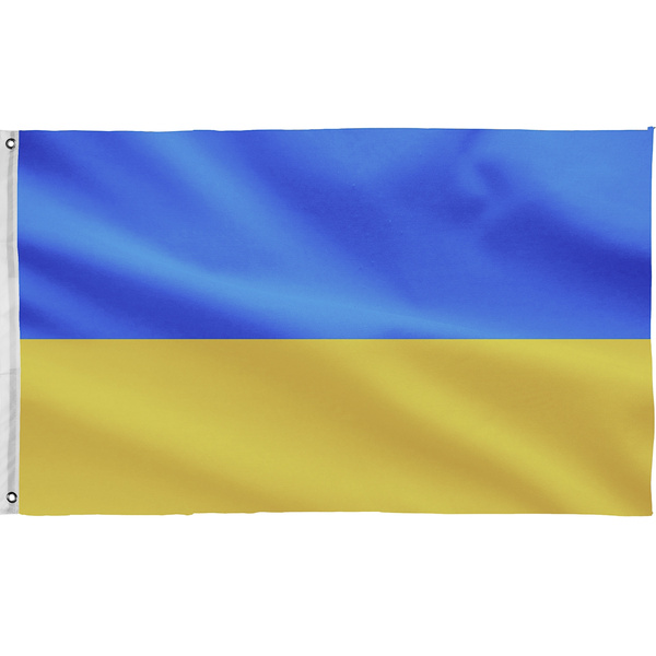 FLAGA UKRAINY UKRAIŃSKA 120x80CM NA MASZT UKRAINA