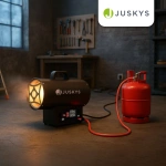 NAGRZEWNICA GAZOWA 10 kW MOBILNA DMUCHAWA GRZEJNIK PIECYK + WĄŻ REDUKTOR