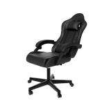 FOTEL GAMINGOWY BIUROWY KUBEŁKOWY ERGO DLA GRACZA OBROTOWY HYPERSEAT CZARNY