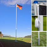 MASZT FLAGOWY 6,5M MASZT DO FLAGI + FLAGA WŁOSKA
