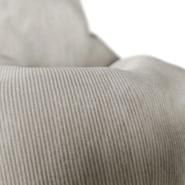 FOTEL RELAKSACYJNY TELEWIZYJNY WYPOCZYNKOWY GAMINGOWY Z PUFĄ BEŻOWY XL