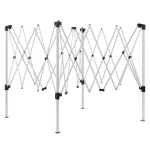 NIEBIESKI PAWILON OGRODOWY 3X3 NAMIOT IMPREZOWY HANDLOWY EKSPRESOWY STELAŻ