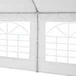 NAMIOT OGRODOWY 4X10M PAWILON IMPREZOWY HANDLOWY DRZWI BIAŁY UV WODOODPORNY