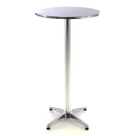 STÓŁ BISTRO BAROWY KOKTAJLOWY SKŁADANY WYS.115/75 CM ZE STALI I ALU Ø60