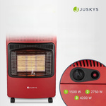 PIECYK GAZOWY 4,2kW NA BUTLĘ GAZ LPG CZERWONY GRZEJNIK SKŁADANY PROMIENNIK