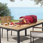 WÓZEK 3w1 NA ZAKUPY ZAKUPOWY NA SCHODY TORBA NA KÓŁKACH SKŁADANY CZERWONY