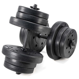 ZESTAW HANTLI MAXXIVA 2 X 20 KG CIĘŻARKI HANTLE 40 KG ZAMKNIĘCIA GWIAZDKOWE