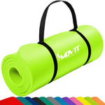 JASNOZIELONA MATA PIANKOWA 190x60x1,5cm DO ĆWICZEŃ / FITNESS