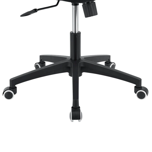 ERGONOMICZNY FOTEL BIUROWY GAMINGOWY OBROTOWY ODDYCHAJĄCY CZARNY