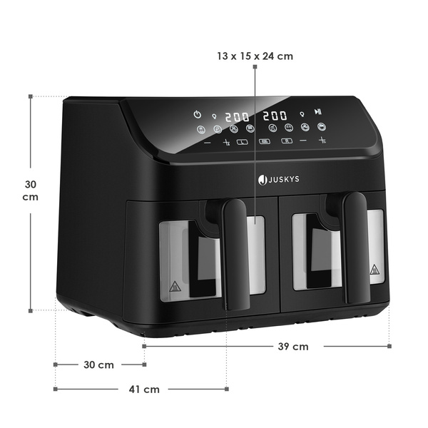 MULTICOOKER FRYTKOWNICA BEZTŁUSZCZOWA 9L AIRFRYER GARNEK ELEKTRYCZNY