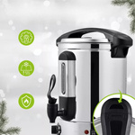 WARNIK 7L PODGRZEWACZ DO WODY PIWA WINA GRZAŃCA 1500W ZE STALI NIERDZEWNEJ