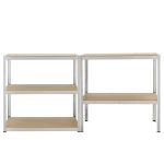 2x REGAŁ MAGAZYNOWY 180x90x40 CM 1750KG METALOWY PÓŁKI GARAŻ PIWNICA