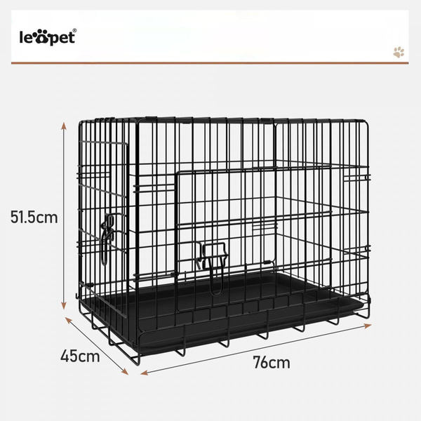 KLATKA KENNELOWA KOJEC TRANSPORTER DLA PSA KOTA ZWIERZĄT 76x45x51,5 CM M