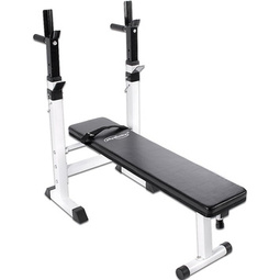 BIAŁA ŁAWECZKA TRENINGOWA REGULOWANA ŁAWKA POD SZTANGĘ