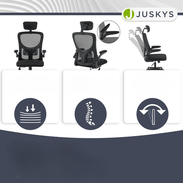 ERGONOMICZNY FOTEL BIUROWY GAMINGOWY OBROTOWY ODDYCHAJĄCY CZARNY